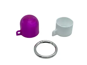 Clip on backpack Case Jewelry Holder Storage Case Keychain Container Pill  Holder Jewelry Carry Case Great for Travel