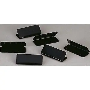 Black - Military Web Belt Tips 1.25 in. - 100 Pack Bag