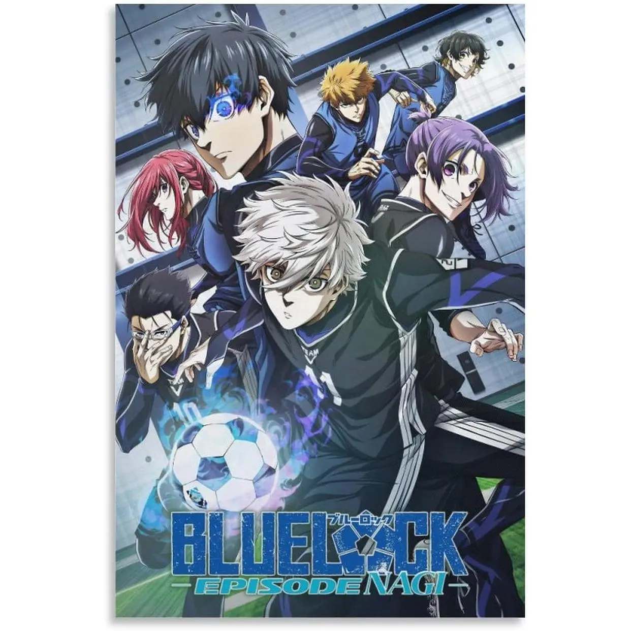 Blue Lock The Movie Episode Nagi Anime Poster Canvas Prints Room Decor Poster Canvas Paintings Wall Art Canvas Art Poster And Wall Art Picture Print Modern Family Bedroom Decor Posters