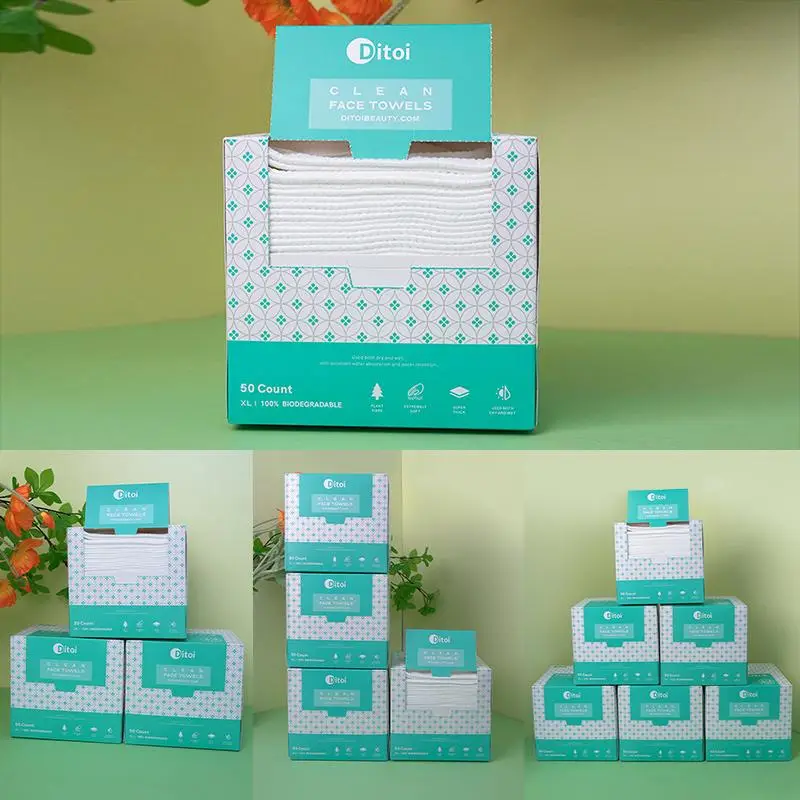 [Ditoi 2025 Stock Up Pack for Loyal Customer] Ditoi Face Towels Disposable Dry Wipes Absorbent Reusable Soft Comfort Skincare Useful Gift Portable Thi
