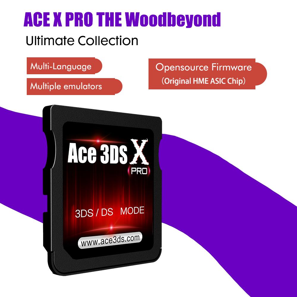 ACE X PRO USB Card Reader DS/3DS MODE Adapter Ntrboot boot9strap Series with Manual, R4 Compatible, and Includes R4 Souvenir