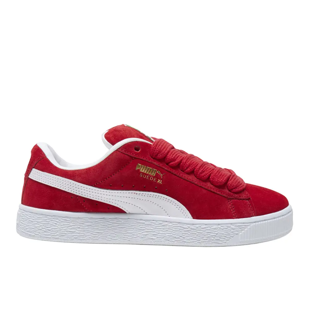 PUMA Womens Suede Xl Lace Up Sneakers Shoes Casual - Red