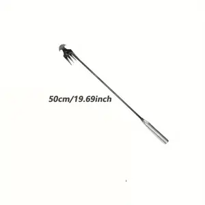 1pc, Advanced Long-Handled Weeding Machine, 4-Tooth Integrated Gardening Rake, 4-Tooth Saw Suitable for Digging, Ergonomic Hand Tool, Easy Gardening, Weeding And Pulling, Gardening Weeding Rake, Very Suitable for Courtyard And Outdoor Use