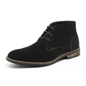Bruno Marc Men's Comfortable Chukka Boots in Soft Suede