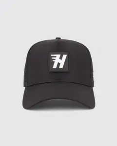 Performance Black Trucker Hat - High-Quality Durable Lightweight Breathable Water & Sweat Resistant for Active Lifestyle