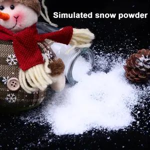 2 Pack Artificial Snow Powder, Realistic Fake Snow for Window Scene Decoration, Winter Display Props, Home Decor Accessories, Sprinkle