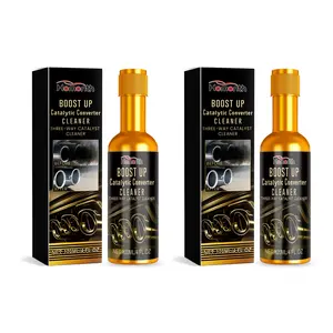 Car Catalytic Converter Cleaner (120ML*2), Engine Internal Cleaning, Removes Exhaust Carbon Buildup, Non-Sponge Rubber, Unvulcanized Liquid