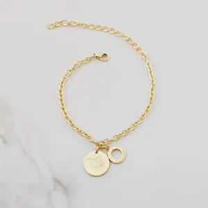 Travis Trolley Coin Anklet