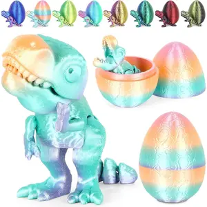 3D Printed Dragon Kids Dinosaur Toys, Articulated Movable Joints Dragon, Dragon Fidget Toy, Home Office Decor Executive Desk Toy