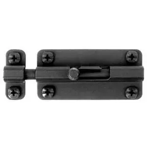 Acorn ALFBP 4" Slide Barrel Bolt - Black Iron