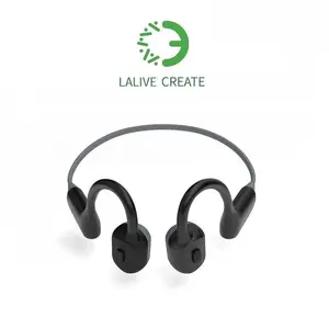LALIVE C2 Open Ear Bone Conduction Headphones Bluetooth 5.3 LED Display 60H Playtime IPX7 Waterproof