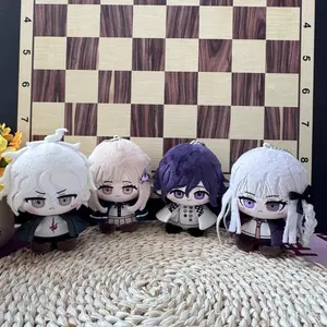 Anime Game Danganronpa3 Kokichi Oma Kawaii Cosplay Cotton Dango Doll Keychain Pendant Plushie Mini Keyring Toy Figures Fans Gift
