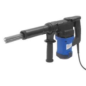 Electric Needle Scaler For Ship Railings Flanges Screws Rust Removal 1100W High Power Heavy Duty Tool