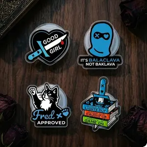 [MAGNETIC] Lights Out Phone Grip Into Darkness Series Masked Men Of Darkness MagSafe Compatible Stand Bookish Aesthetic Tech Accessory Gift