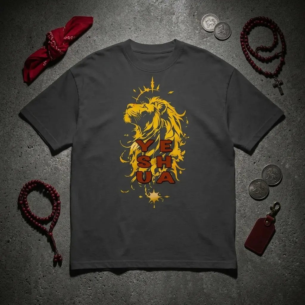 Yeshua Lion Oversized Tee