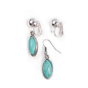 Silver Fishhook to Clip on Earring Converters
