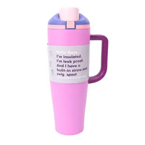 Trending 40oz Stainless Steel Tumbler with Leakproof Lid and Double Wall Vacuum Insulation for Hot and Cold Drinks All Day Temperature Control for Travel Ideal for Coffee Cappuccino Portable Drinkware for Dad Insulated