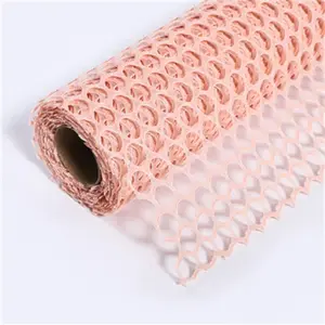 Hole Punch Net Center Floral Arrangement Packaging Mesh, Decorative Net, Floral Netting, Flower Shop Supplies, 19.7x180 Inch Large Size Perforated Net Paper, Rose Bouquet Material, Easy Handling