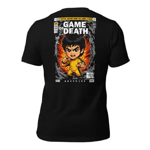 Men's Bruce Lee Graphic T-Shirt, Casual Menswear Top for Daily Wear