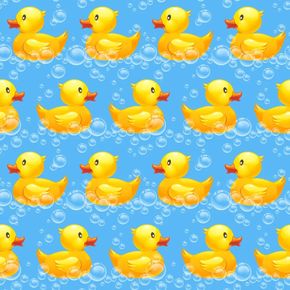 Ducks in the Tub Quilting Cotton Fabric