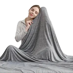 Arc-Chill Cooling Throw Blanket for Hot Sleepers Double-Sided Cold Blanket 50x70" Flat Weave Long Lasting Cool Feel Soft Breathable Machine Washable Gift Idea