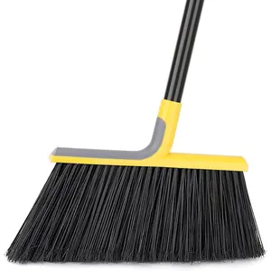 Outdoor Broom for Floor Cleaning,58" Heavy-Duty Commercial Broom for Sweeping Concrete Courtyard Garage Patio Indoor Home Kitchen Office Lobby