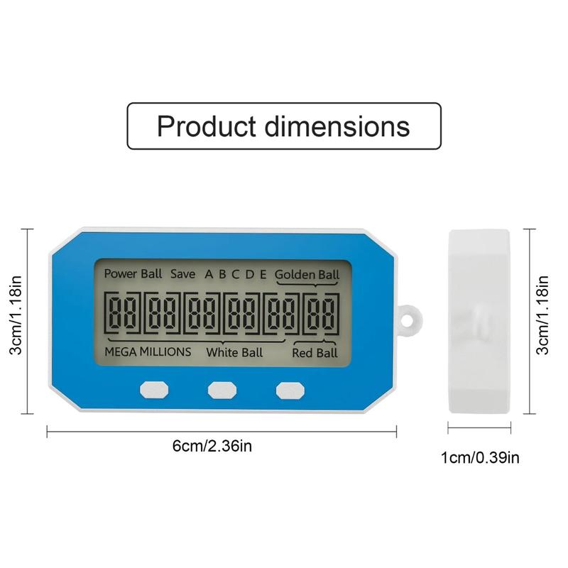 AI Lottery Number Generator | Pro Lottery Picker | Smart Number Selector | Intelligent Lottery Assistant | Fast Quick Pick | Keychain-Mounted Lottery Helper