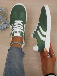 Women's Fashion Vintage Classic Rubber Sole Sneakers, Casual Sporty Sneakers, Casual Tennis Shoes, Skateboard Shoes, Walking Shoes, Anti-Slip Training Shoes, Non Slip Sneakers