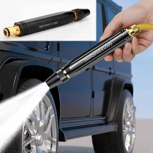 Spray Nozzle Water Gun High Pressure Direct Spray Sprinkler Quick Connector Hose Adjustable Pressure Washer Garden Sprinkler