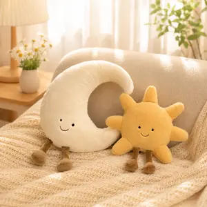 Soothing Sun and Moon Plush Toy — A cute, soft, and cuddly companion that aids in sleep and doubles as a comfortable cushion. A thoughtful gift that makes the perfect choice for birthdays, holidays, or any special occasion.