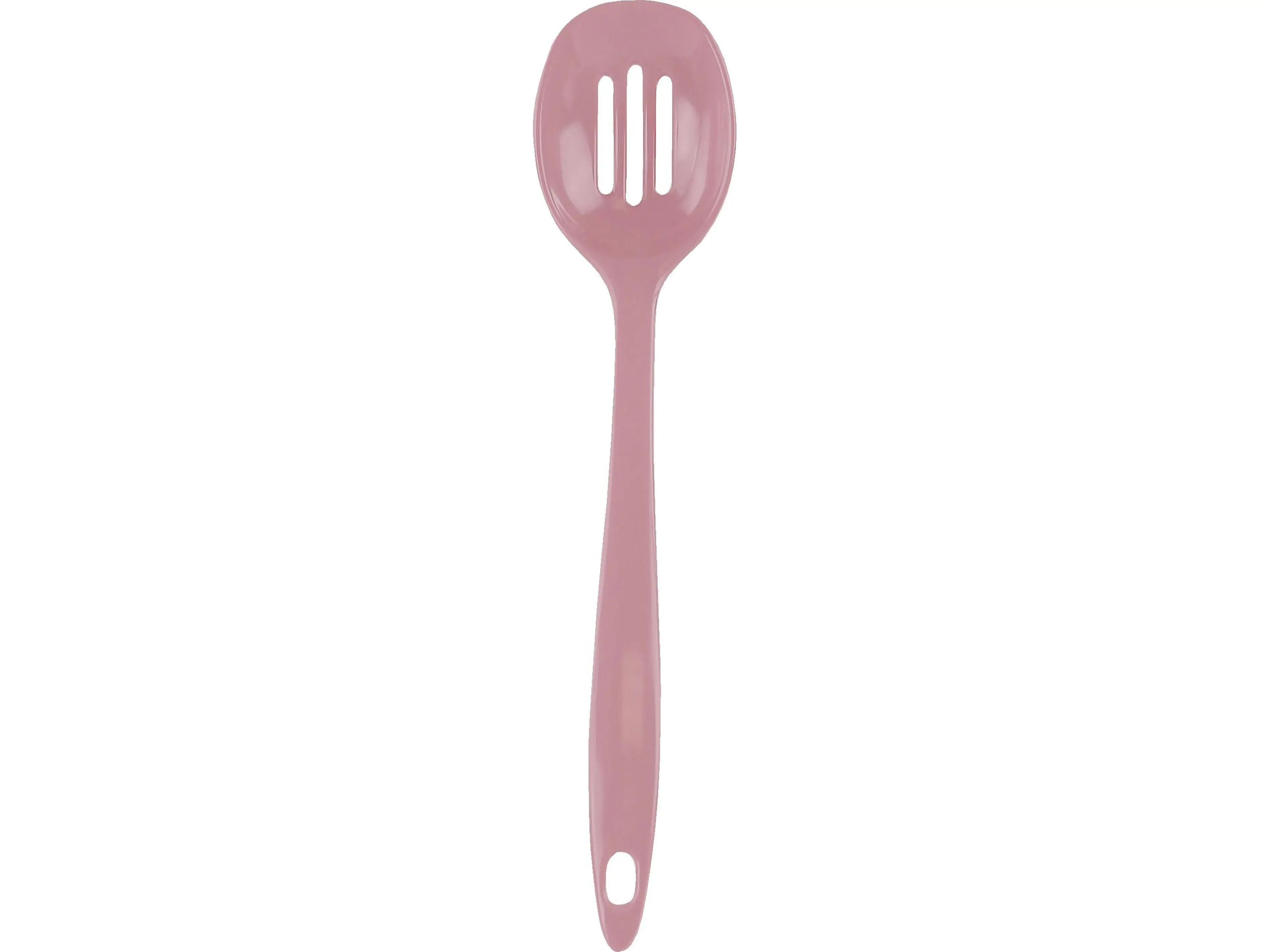 Reston Lloyd Melamine Slotted Spoon - Pink, Kitchen Utensil for Cooking and Serving, Utensils