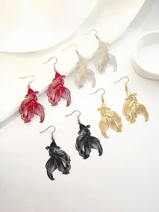 Elegant Fish Earrings, Vintage Inspired Design, Perfect Gift for Women & Girls, Unique Jewelry Accessory