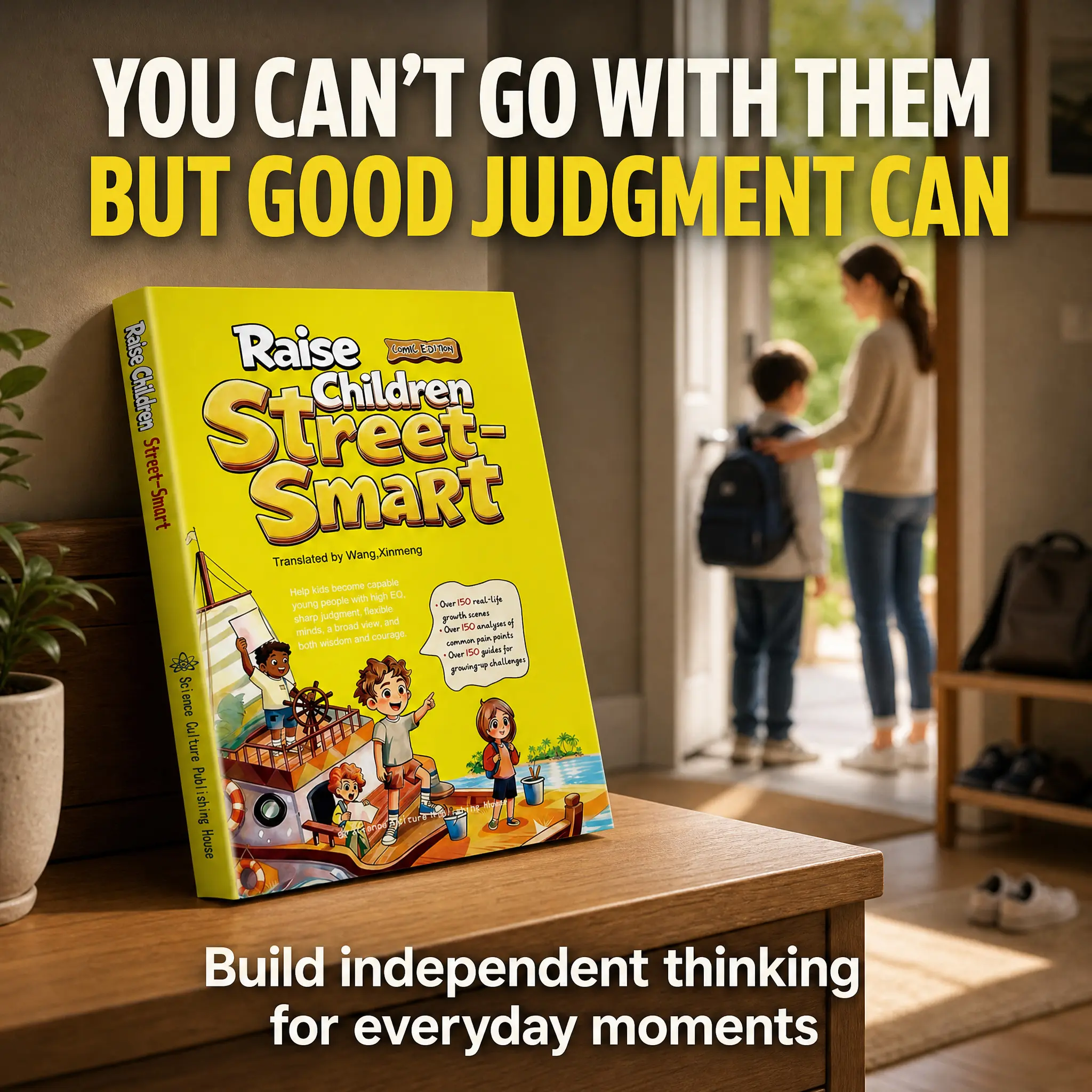 【Raise Children Street-Smart】 Stimulate Independent Thinking & Sharp Judgment - Over 150 Real-Life Scenarios Workbook #Summervibes