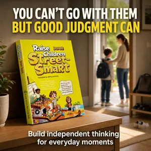 【Raise Children Street-Smart】 Stimulate Independent Thinking & Sharp Judgment - Over 150 Real-Life Scenarios Workbook #Summervibes