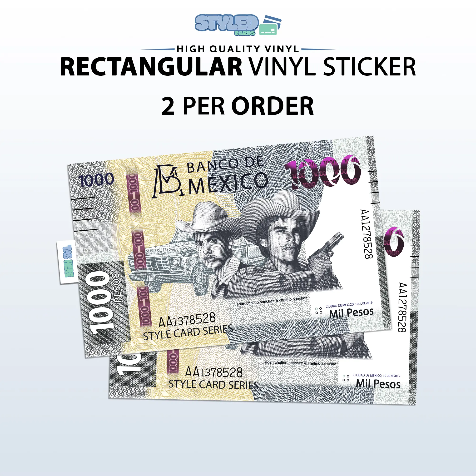 chalino sanchez and adan sanchez rectangle vinyl sticker chalino sanchez and adan sanchez rectangle vinyl sticker