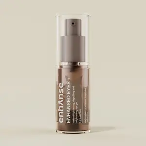 ENHANSED EYES+ Instant Eye Rescue. Instantly tightening, depuffing and brightening eye gel. Targets all major under-eye concerns. It visibly wakes up the eye area, creating a soft-focus blurring effect, reducing bags, puffiness, and dark circles.