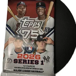 #17 Topps 75 2026 Series 1 Major League Baseball Trading Cards 12 Cards per Pack with Special Insert