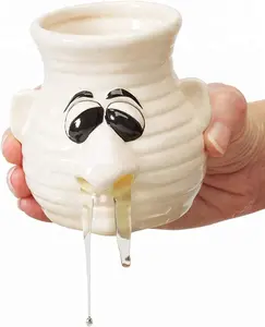 Egg Separator Funny Kitchen Gadget - Fun Snot Nose Egg Separator Tool Useful For Cooking And Baking White Utensils