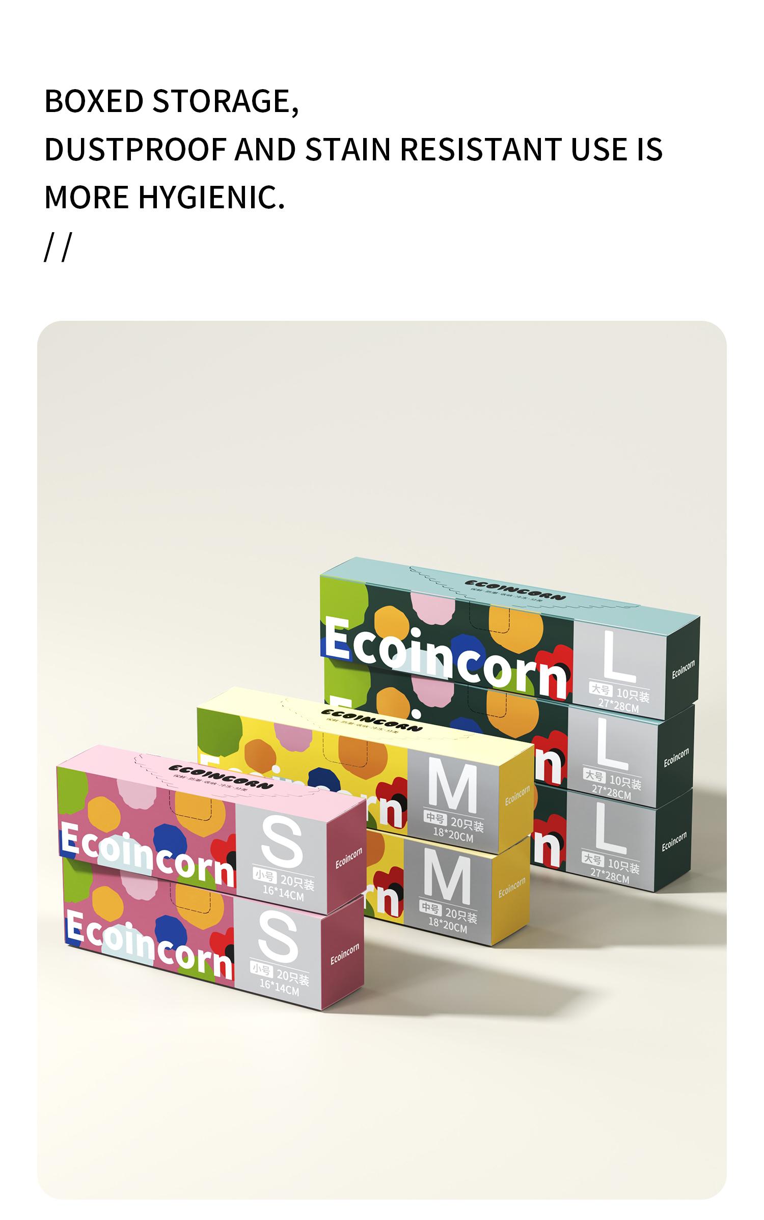 20pcs/Box S/M/L Sizes Freezer Sealable Storage Bags, Refrigerator Portion Bags, Food Packaging, Reusable, Food Cabinet Odor-proof Bags, Sa Dressing Sealed Fresh Bags, Thickened Household Self-sealing Zipper Bags