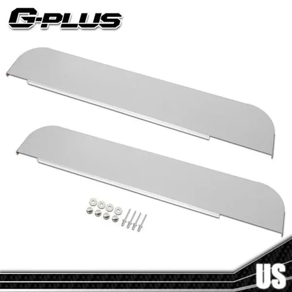 5" Chop Top Door Trim Replacement fit for Kenworth T600 T660 T800 W900 Trucks,2pcs Top Door Trim fit Daylight & Non-Daylight Doors Stainless Steel 5 Inch Drop Polished Cover Parts G-PLUS