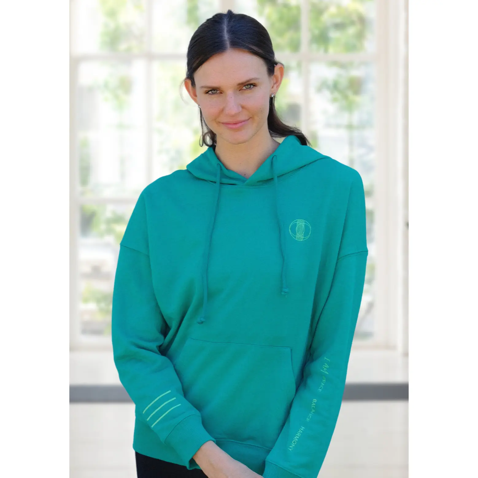 Aura Empower Hoodie - Emerald Green