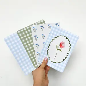 Gingham and Flowers Kindle Insert