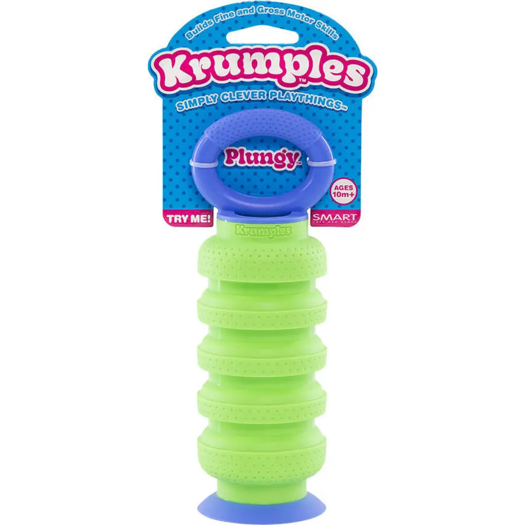 Krumples Plungy fidget toy  (Lime)