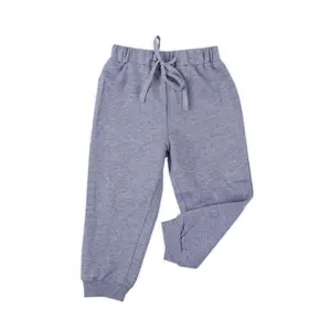 Gray French Terry Jogger for Kids - Cute Basic Children's Sweatpants