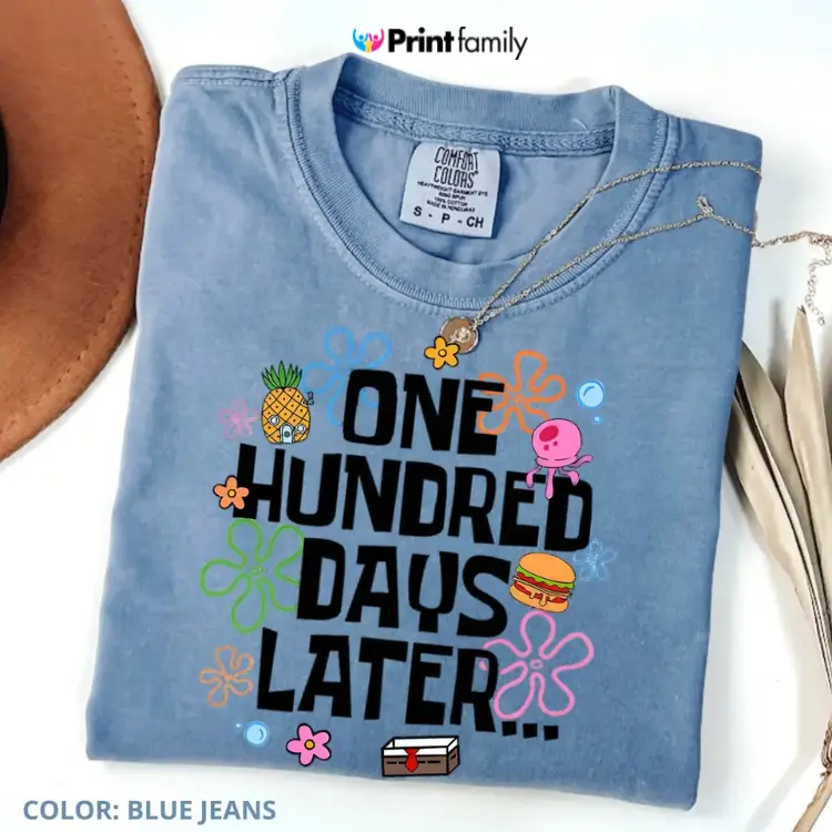 Comfort Colors One Hundred Days Later 100 Days of School Shirt, 100th ...