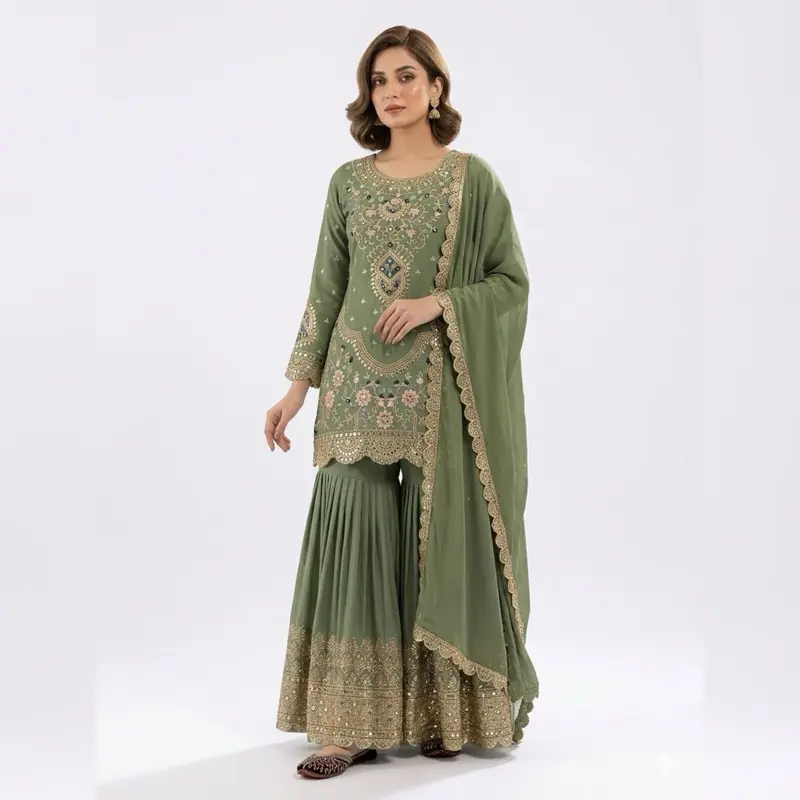 sachin and babi light blue dress Buy Sharara Sets for Women Online
