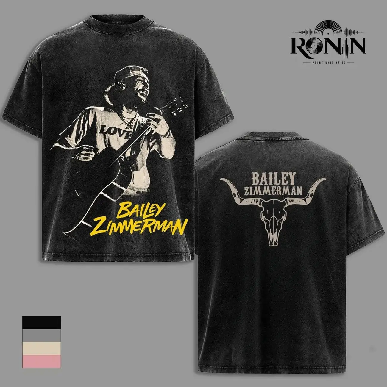 Bailey Zimmerman 2026 Tour T-Shirt – Double Sided Concert Shirt with Tour Cities for Country Music Fans, shirts women, shirts men. 6N3