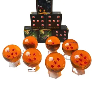 Universal Auto Shift Knob RARE Star BALL Z Orange BALL 76mm Diameter Gear SHIFT KNOB 1-7 STARS