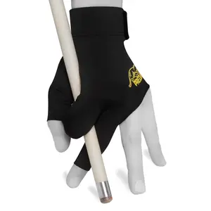 Predator Billiard Glove for Left Hand Black w/Yellow Logo L/XL