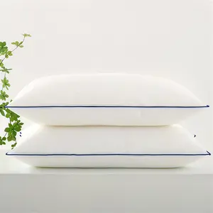 1pc Pillow Insert, Bedding, Soft Fluffy White Pillow Insert,  Solid Color, High Rebound Polyester Fiber Filling Pillow, Room Decor, For Bed, Sofa, Living Room, Bedroom Decorative Stuffer Pillow
